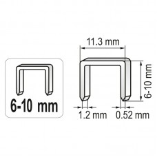 71080 VOREL Capsator tip ciocan, capse 6-10 mm..